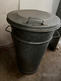 Porta rifiuti zincatura a caldo