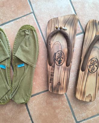 Infradito in legno espadrillas NUOVI!!! 