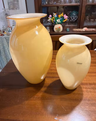 Coppia Vasi Vintage A.V. Mazzega Murano