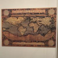 Riproduzione Mappa Storica su Tela