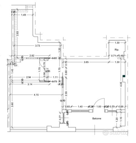 Ufficio 70 mq. Nuovo in Via Pascoli con Rendita