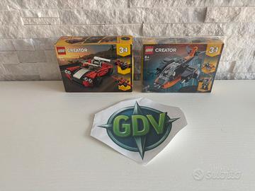 Lotto 2 set LEGO Creator 3 in 1