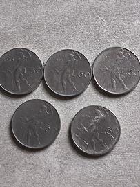 monete Rare Lira  Italiana da 50Lire