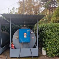 DISTRIBUTORE DI BENZINA CON POMPA