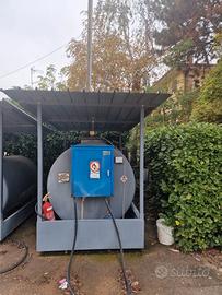 DISTRIBUTORE DI BENZINA CON POMPA