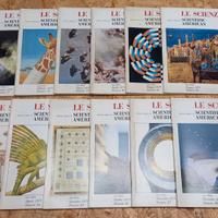 Lotto annata 1975 LE SCIENZE SCIENTIFIC AMERICAN