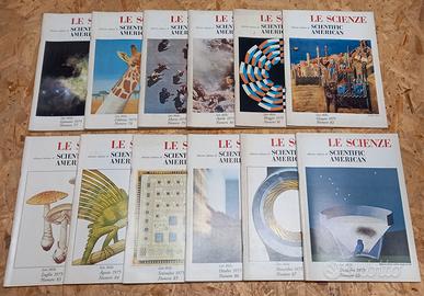 Lotto annata 1975 LE SCIENZE SCIENTIFIC AMERICAN
