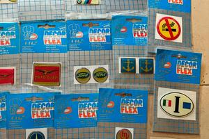 Adesivi resinati decor flex vintage per auto