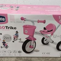 Chicco Triciclo Bambini U-Go 2in1, Triciclo Bimba