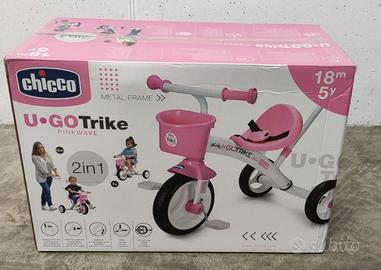 Chicco Triciclo Bambini U-Go 2in1, Triciclo Bimba