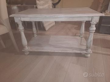 Tavolo da fumo effetto shaby