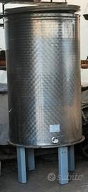 Botte inox 1000 l 10 q piedistallo+galleggiante 