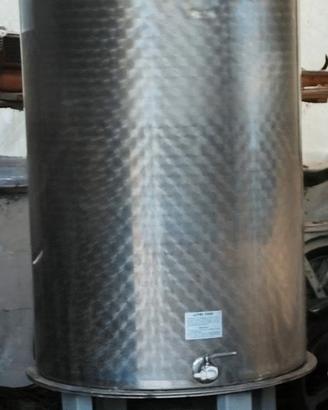 Botte inox 1000 l 10 q piedistallo+galleggiante 