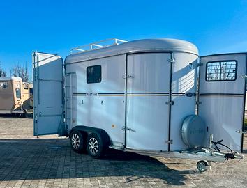 Trailer Fautras Oblic + 2 trasporto 2 cavalli