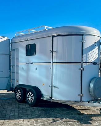 Trailer Fautras Oblic + 2 trasporto 2 cavalli