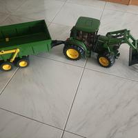 Trattore JohnDeere  caricatore frontale, rimorchio