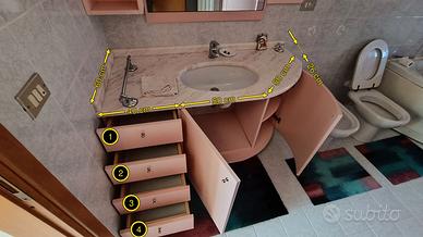 Arredo bagno completo artigianale