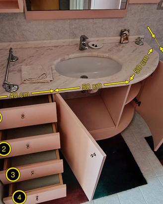 Arredo bagno completo artigianale