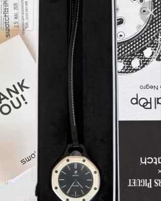 Audemars Piguet x swatch orologio md. “ocho negro”