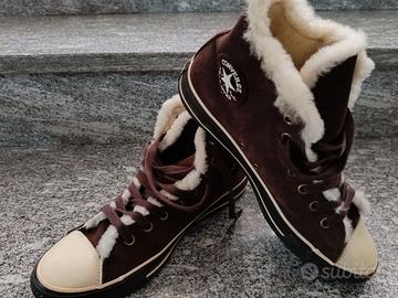 Converse All Star Marrone con pelo