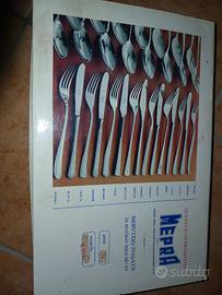 set posate acciaio 