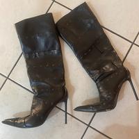 Stivali in pelle donna Gianni barbato