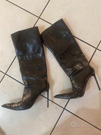 Stivali in pelle donna Gianni barbato