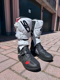 Stivali SIDI CROSSFIRE 3 SRS BLACK WHITE numero 43