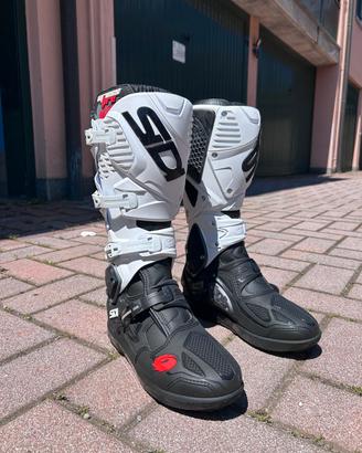 Stivali SIDI CROSSFIRE 3 SRS BLACK WHITE numero 43