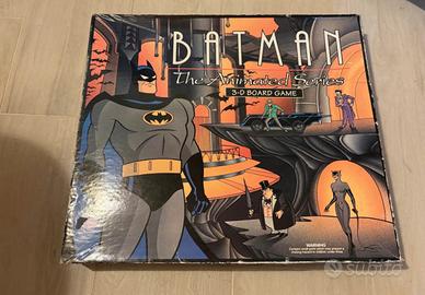 Lotto gioco in scatola e libri Batman anni 90