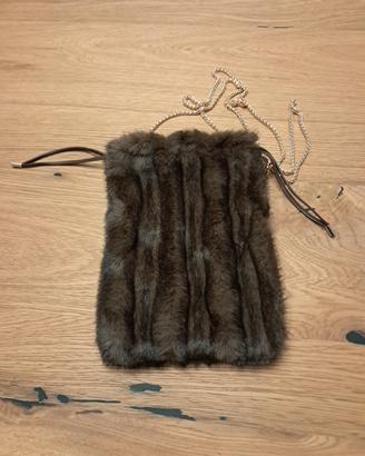 borsetta 23x17 cm pelliccia