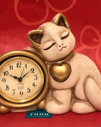 THUN* Orologio Gatto con cuore oro Originale