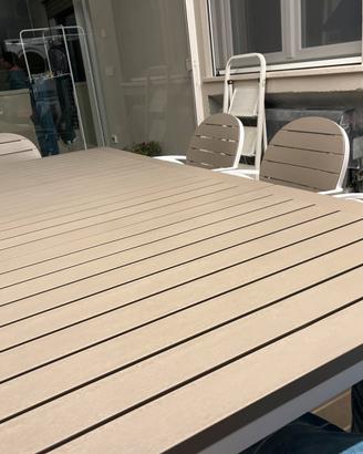 Tavolo Nardi Alloro 210/280 + 8 sedie