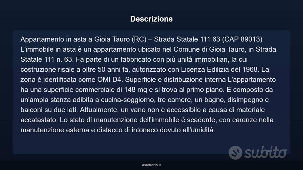 Appartamento – Gioia Tauro, Reggio Calabria - Vista 4