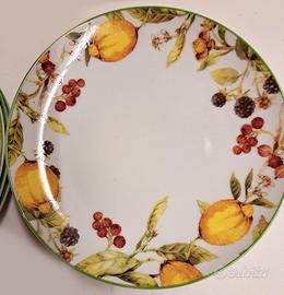 6 piattini da frutta Tognana
