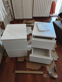 🛏️ 2 comodini IKEA STORKLINTA – NUOVI, MAI USATI,
