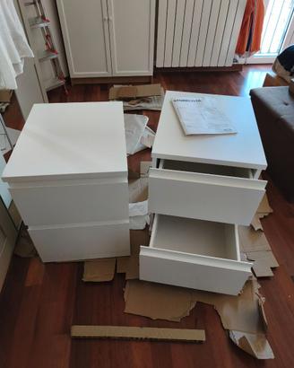 🛏️ 2 comodini IKEA STORKLINTA – NUOVI, MAI USATI,
