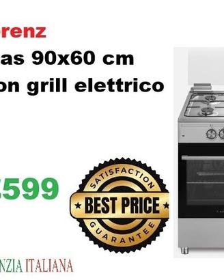 cucina shoub lorenz inox forno a gas