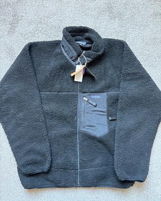 Giacca patagonia pile nero XL