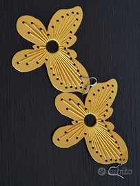 Orecchini donna in legno