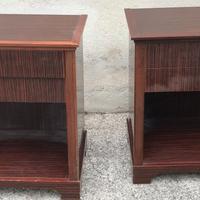 Comodini con due cassetti anni 70
