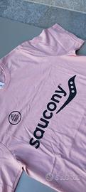 maglietta Saucony rosa 