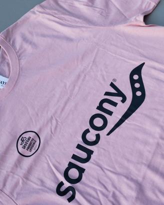 maglietta Saucony rosa 