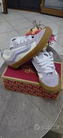 scarpe vans knu skoll lilla e bianco 35