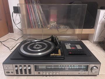 Giradischi sanyo hi-fi stereo system vintage
