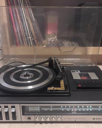 Giradischi sanyo hi-fi stereo system vintage
