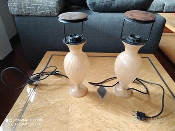 coppia di lampade da comodino