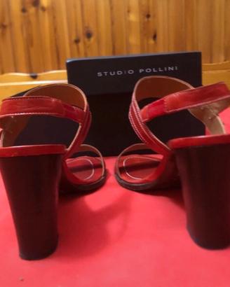 Scarpe con tacco rosse