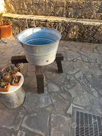 tinozza in lamiera zincata