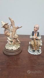 Statuina in Porcellana "Il Vecchio Saggio" -